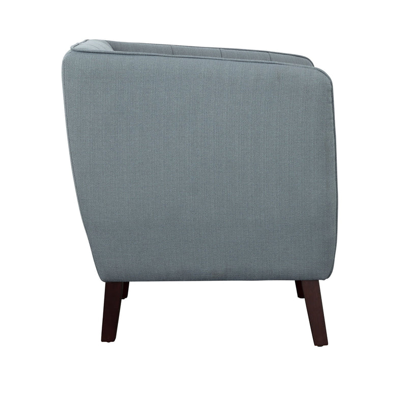 Coast2Coast Home Studio Accent Chair Blue Green / Espresso - 90307