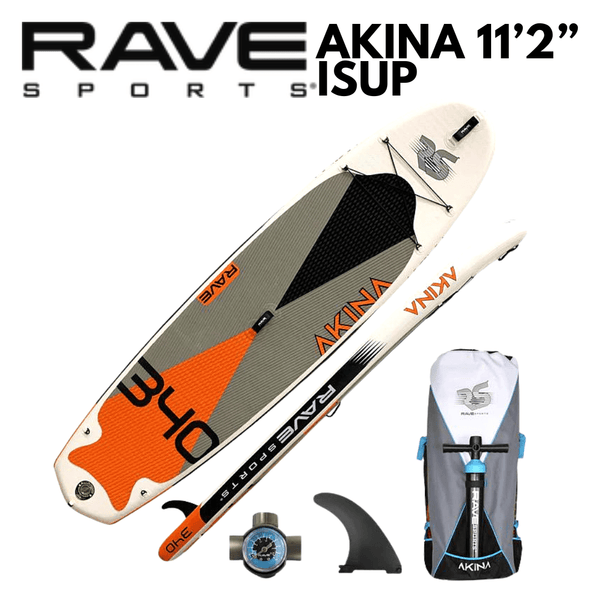 Rave Sports 11'2" Akina Orange Inflatable Paddleboard