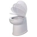 Jabsco 17" Deluxe Flush Raw Water Electric Toilet w/Soft Close Lid - 12V - 58240-3012