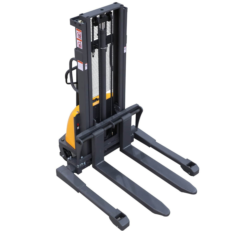 Apollolift Power Lift Straddle Stacker 3300Lbs 118"Lifting - Backyard Provider