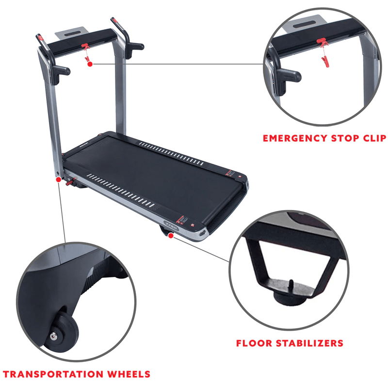 Sunny Health & Fitness SpaceFlex Running Treadmill