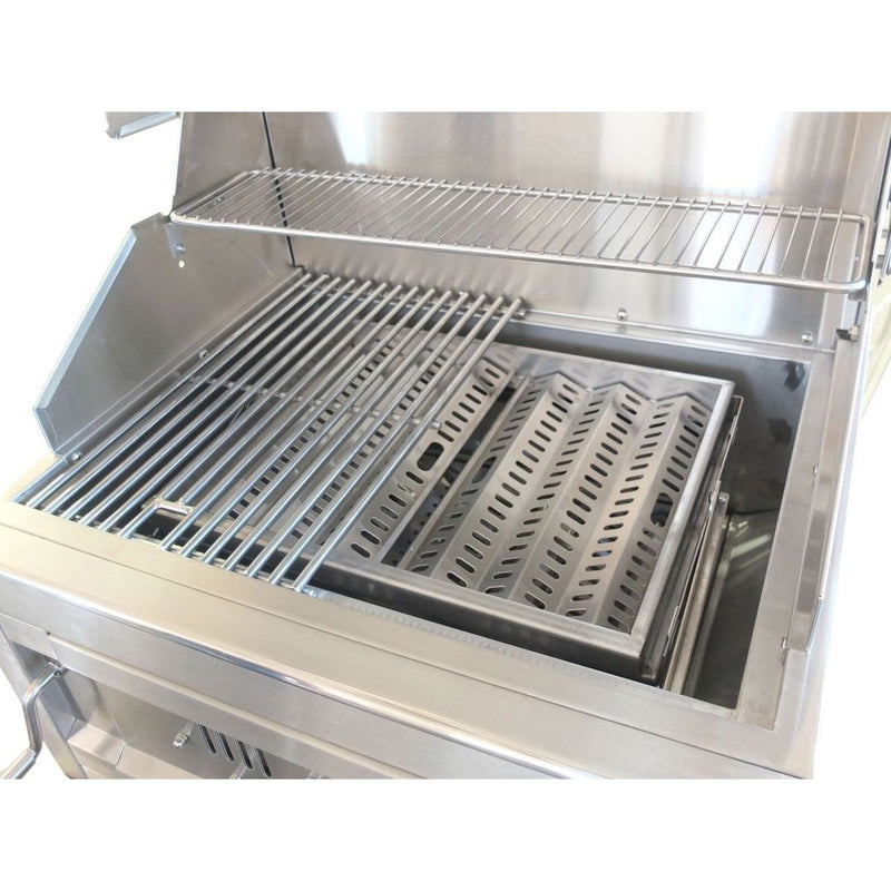 Sunstone Metal Products Hybrid Grills - 28" Drop in Charcoal Grills