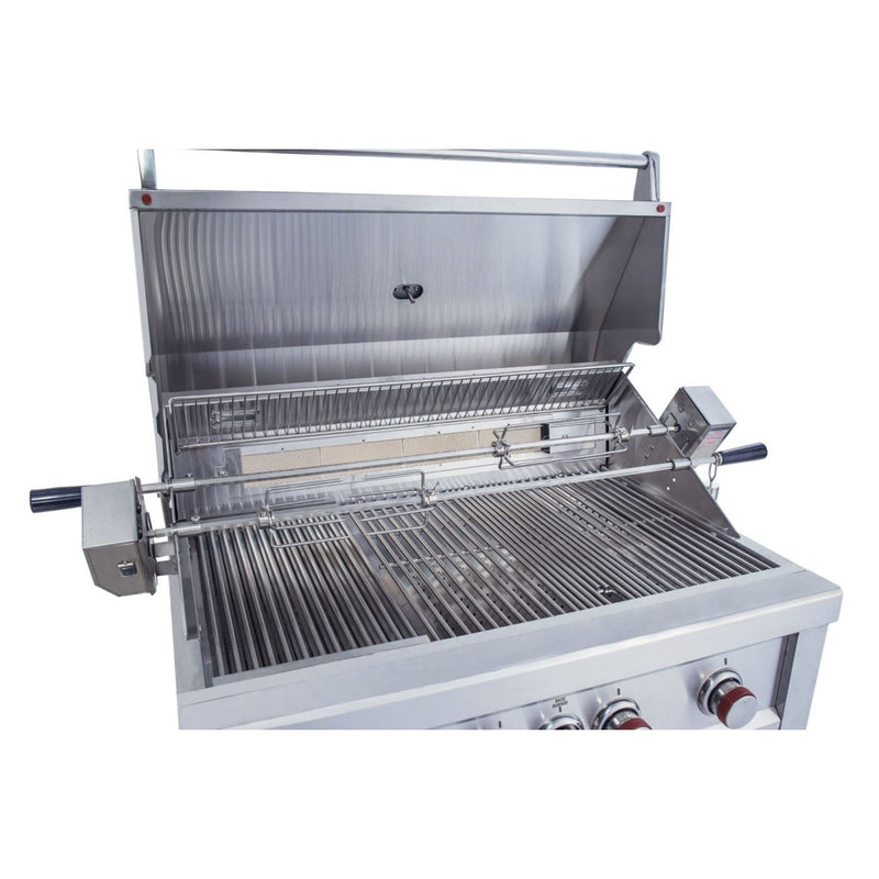 Sunstone Metal Products Ruby Gas Grills - 4 Burner 36" Ruby Drop in Gas Grills w/ IR