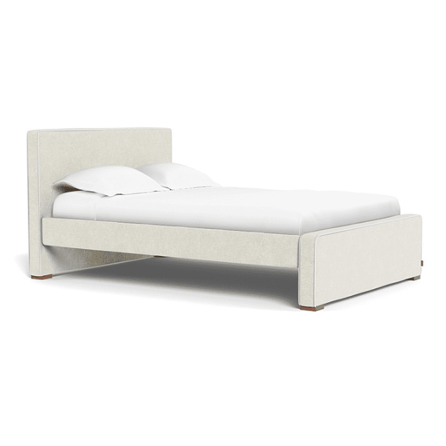 Monte Design Faux Sheepskin Dorma Full Bed | High Headboard