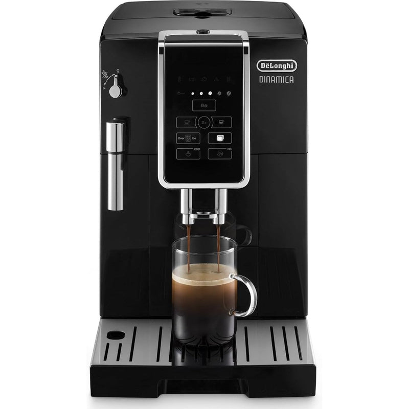 De'Longhi Dinamica Fully Automatic Coffee and Espresso Machine in Black ECAM35020B