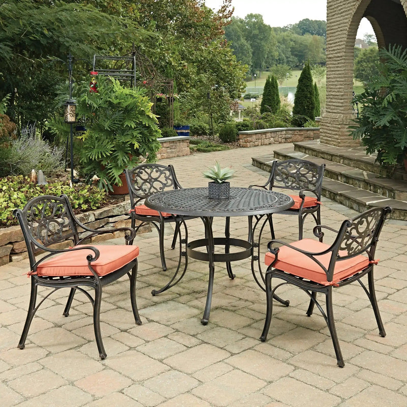 Homestyles Sanibel Bronze 5 Piece Outdoor Dining Set - 6655-308C