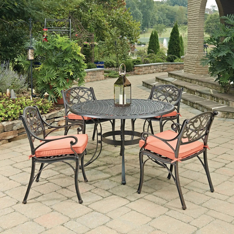 Homestyles Sanibel Bronze 5 Piece Outdoor Dining Set - 6655-328C