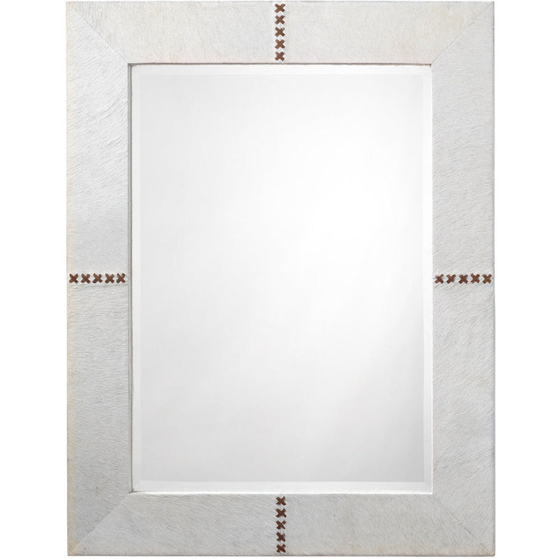 Jamie Young Cross Stitch Rectangle Mirror -D. 6CROS-RECTWH