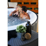 MSPA, AURORA, DELIGHT SERIES, Inflatable Hot Tub &amp; Spa, 138 Air Bubble System, One Piece Quick Setup, Round - 6 Persons