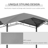 Outsunny 10' x 10' Soft Top Patio Gazebo Outdoor Canopy - 84C-113