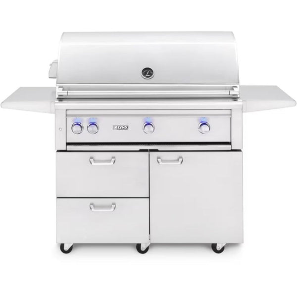 Lynx L42TRF Professionals 42-Inch Freestanding Gas Grill With One Infrared Trident Burner And Rotisserie - L42TRF-LP