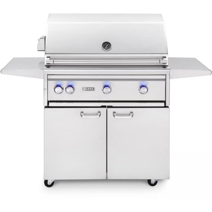 Lynx L36ATRF Professional 36-Inch Freestandingn Gas Grill All Infrared Trident Burners With Rotisserie - L36ATRF-LP