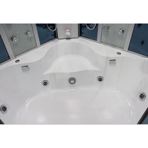 Mesa Steam Shower Tub Combo Blue Glass - 701A