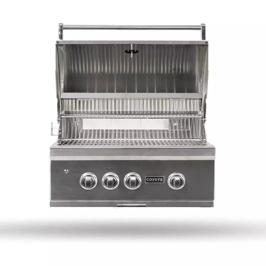 Coyote S-Series 30" Grill, LED Lights, Ceramics - C2SL30