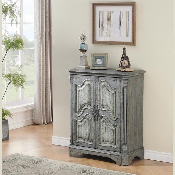 Coast2Coast Home Wyatt Two Door Wine Cabinet Kraven Two Tone - 66109