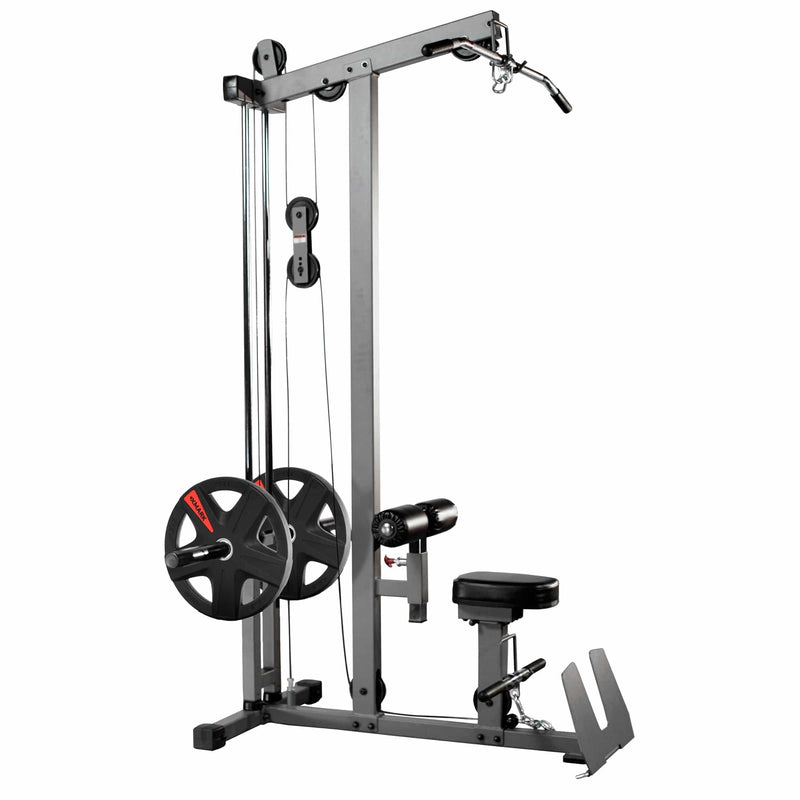 XMark Lat Pull-Down Machine with Upgraded Accessory Kit - XM-7618-UPGRADED - Backyard Provider