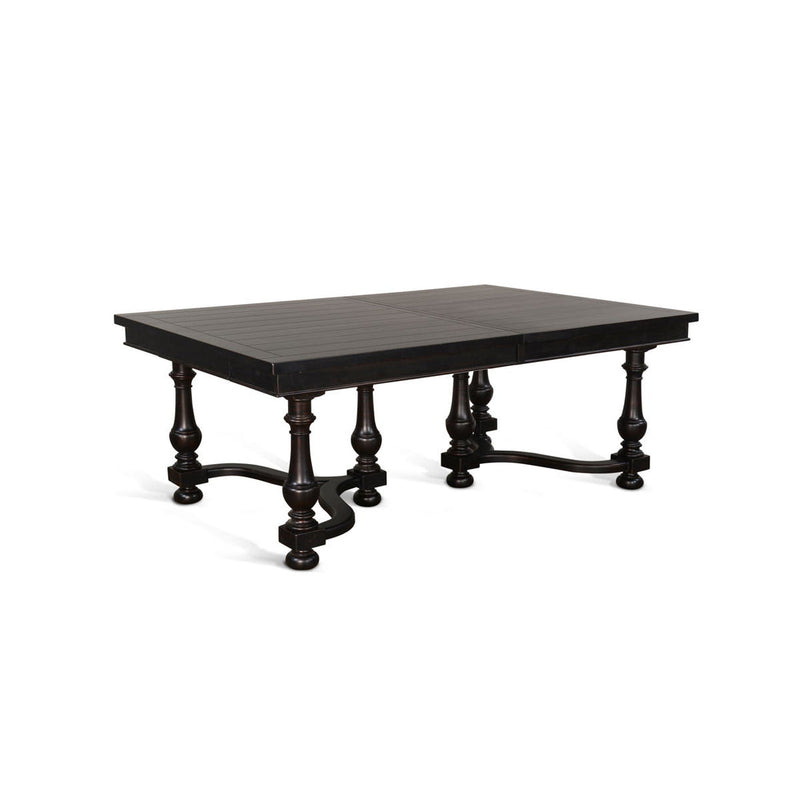 Sunny Designs Scottsdale - Extension Table With 2 Leaves - Black - 1120BW