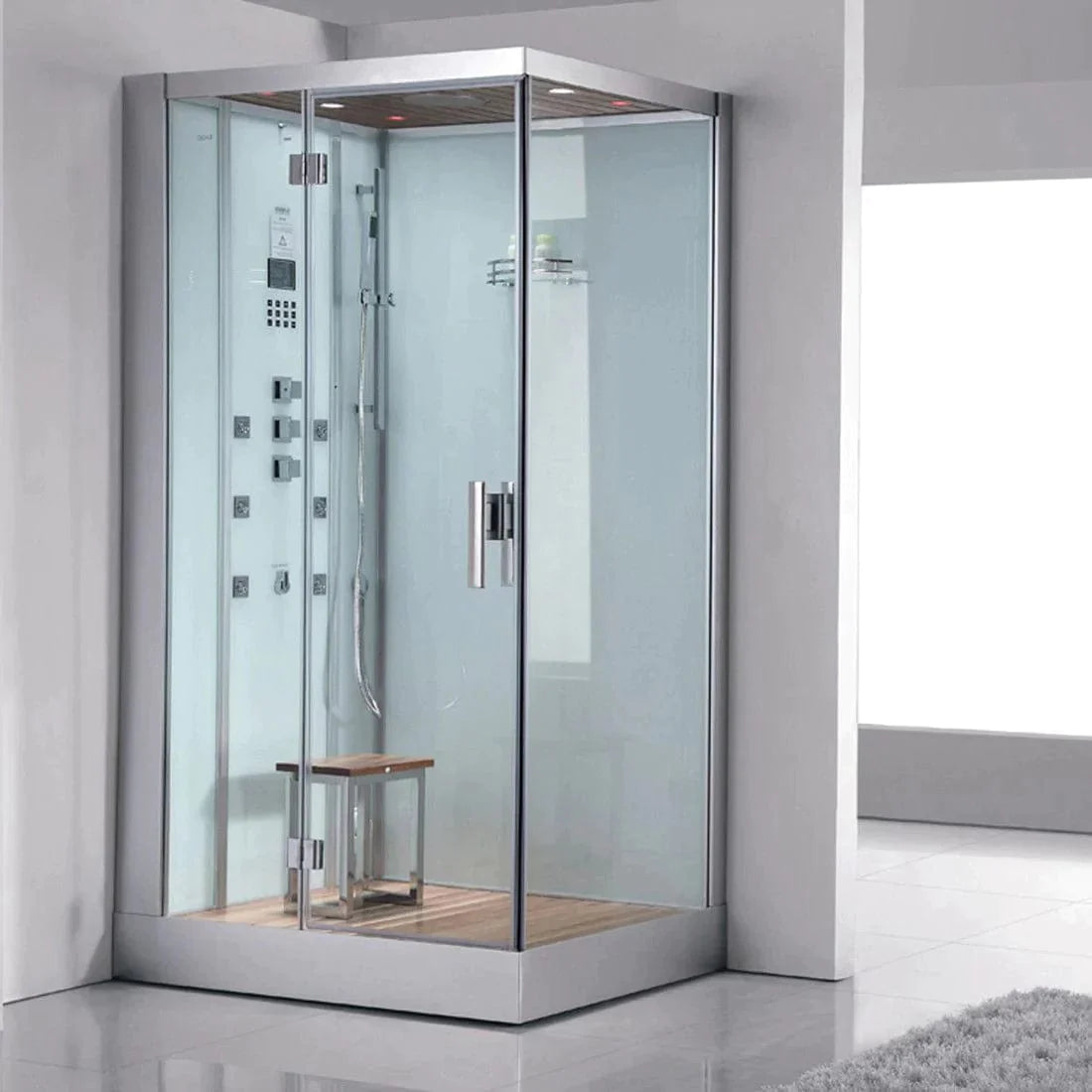 Platinum DZ960 Steam Shower - DZ960F8-BLACK-LEFT