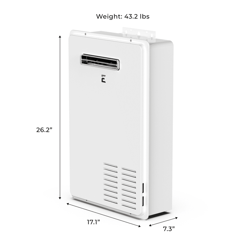 Eccotemp Builder Grade 7.0 GPM Outdoor Natural Gas Tankless Water Heater Manufacturer RFB 7GB-NG