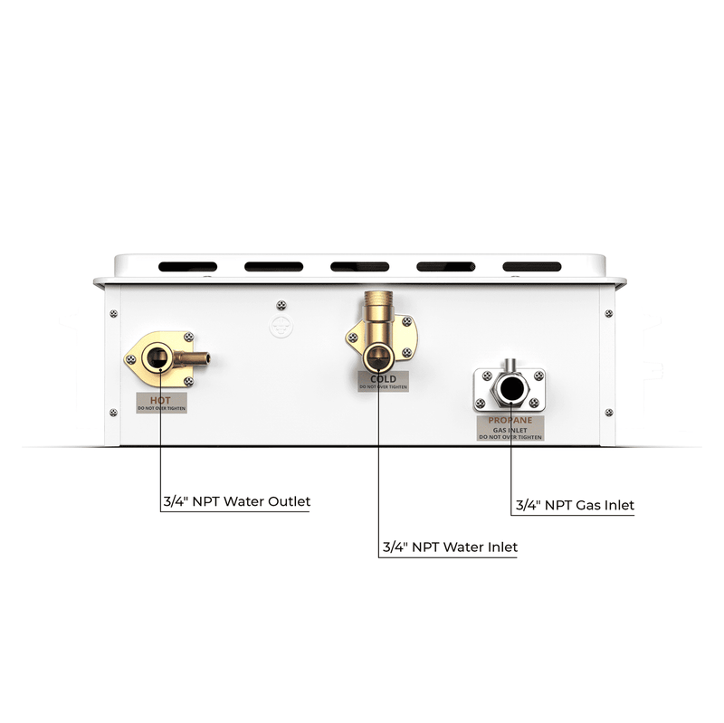 Eccotemp Builder Grade 7.0 GPM Outdoor Natural Gas Tankless Water Heater Manufacturer RFB 7GB-NG