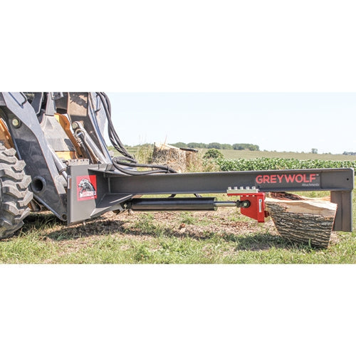 K & M Manufacturing GreyWolf™ Skid Steer 24 Ton Log Splitter Attachment