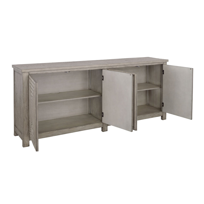 Coast2Coast Home Spalding Four Door Credenza Gray - 90306