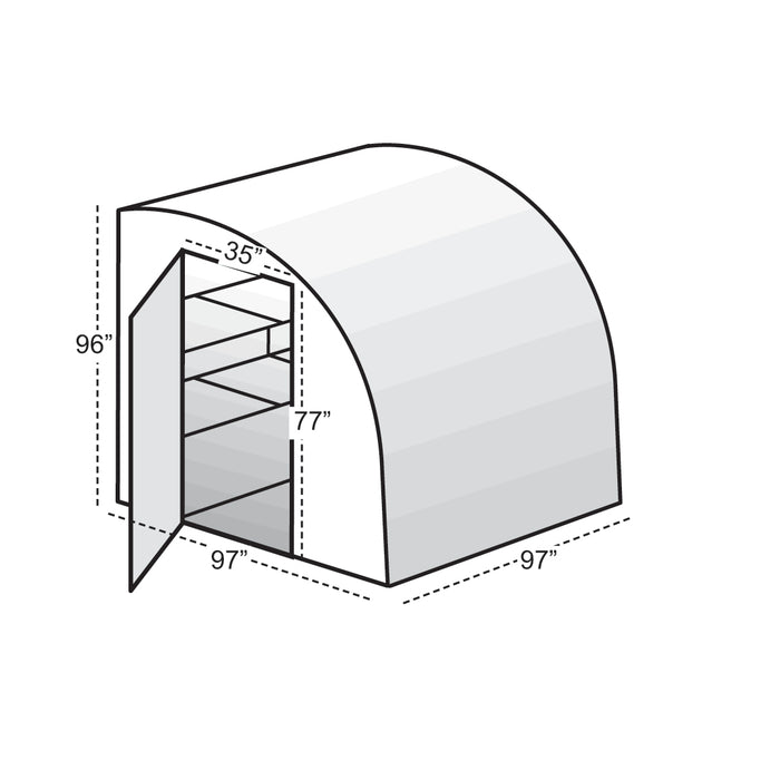 Solexx Harvester Basic Greenhouse - G-408