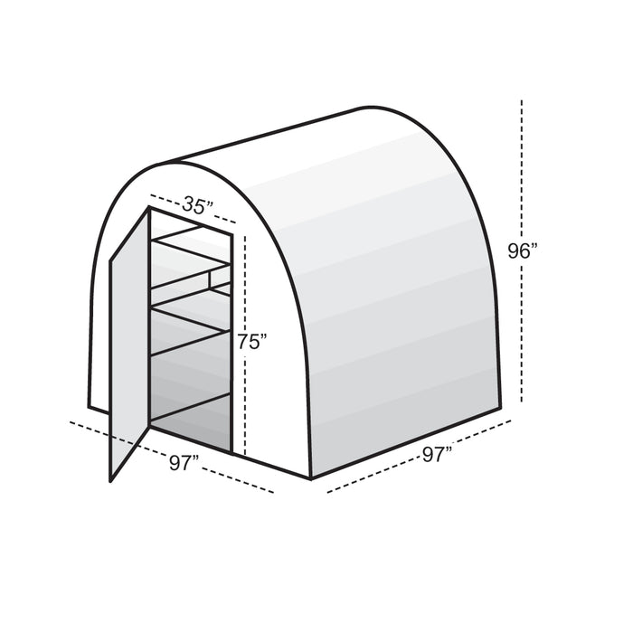 Solexx Gardener's Oasis Basic Greenhouse - G-208