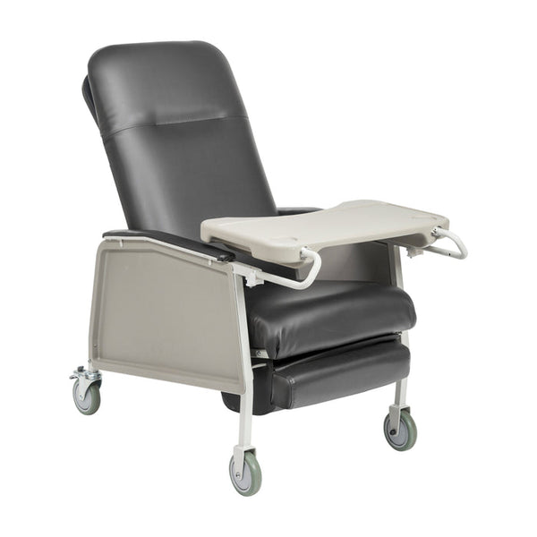 Drive Medical 3 Position Heavy Duty Bariatric Geri Chair Recliner in Charcoal - d574ew-char