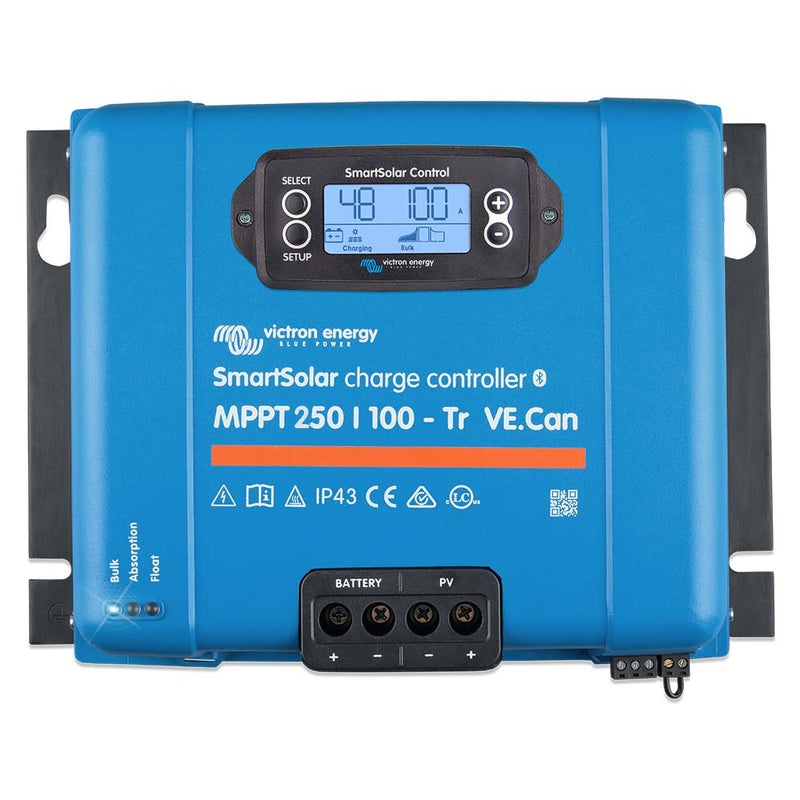 Victron Energy SmartSolar MPPT Solar Charge Controller - 250V - 100Am- VE.CAN Port - SCC125110412 - CW91819