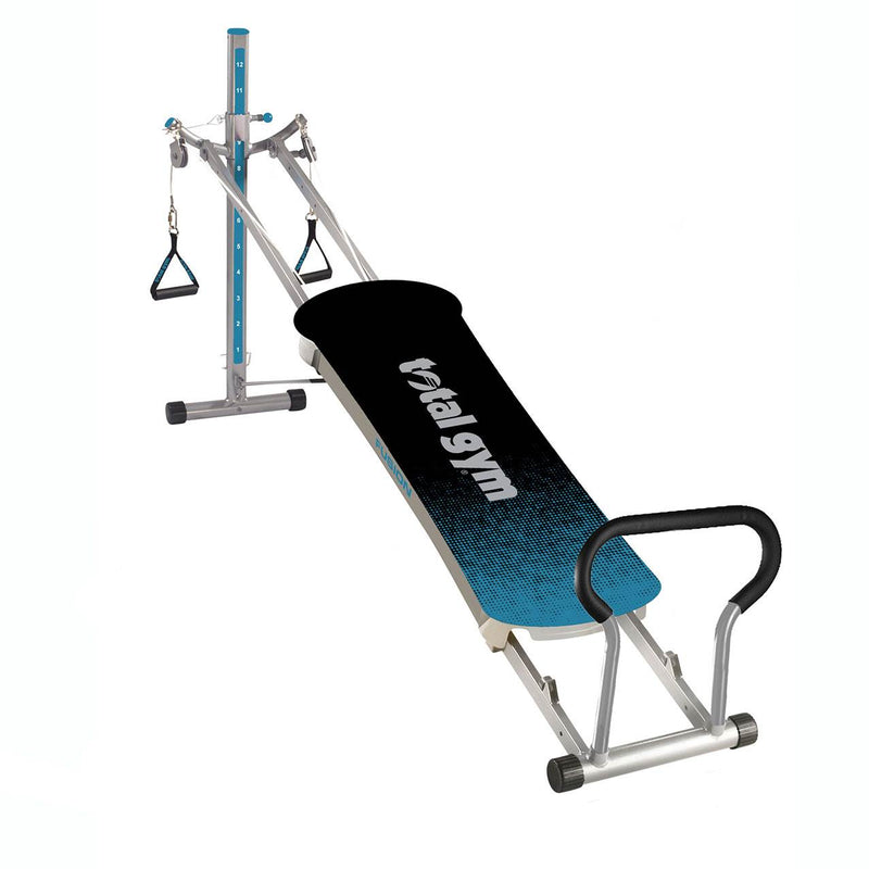 Total Gym Fitness Fusion Full Body Workout Home Fitness Exercise Machine, Teal - 88688