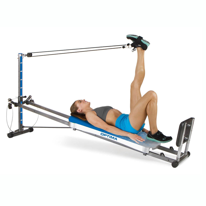 Total Gym Supreme Home Gym with Ab Crunch, Tri Grip Shaper Bars, and Squat Stand - 324874