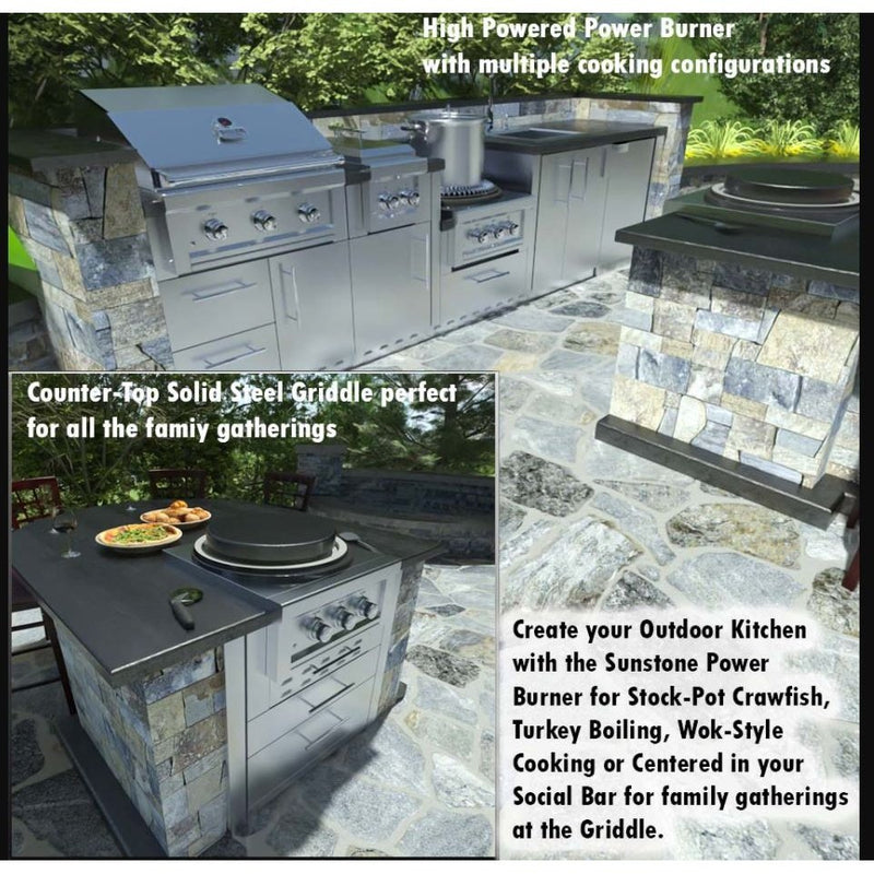 Sunstone Metal Products Hybrid Grills - 24" Power Cirque™ Burner