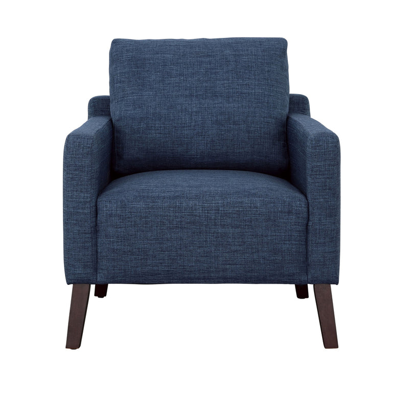 Coast2Coast Home Nashville Accent Chair Blue / Espresso - 90310