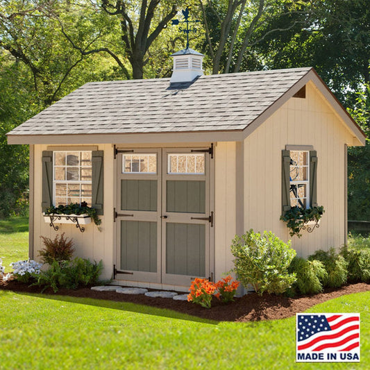 EZ-Fit Heritage Outdoor Garden Shed Kit - ez8x12heritage