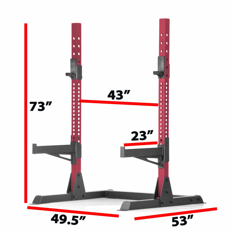 XMark Squat Rack Home Gym Package - XM-9050-OLY-PKG - Backyard Provider