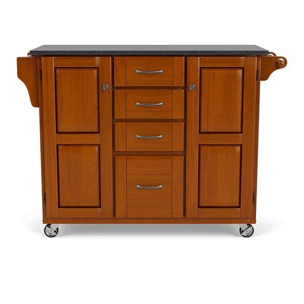 Homestyles Create-A-Cart Brown Kitchen Cart - 9100-1064