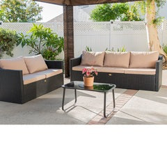 Barton Outdoor Patio Sofa Loveseat 5-Seater Chair Conversation Bench Patio KIT492