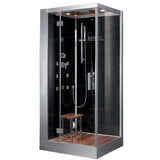 Platinum DZ960 Steam Shower - DZ960F8-BLACK-LEFT