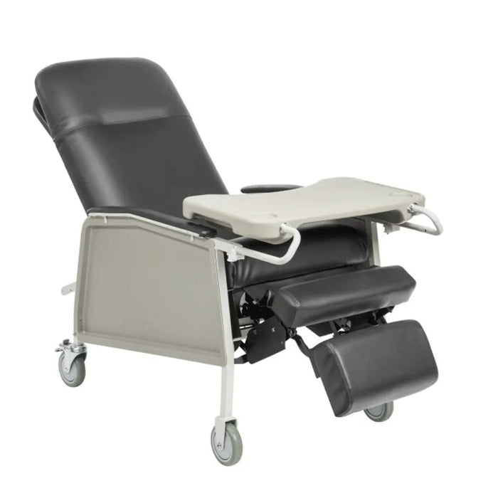 Drive Medical 3 Position Heavy Duty Bariatric Geri Chair Recliner in Charcoal - d574ew-char