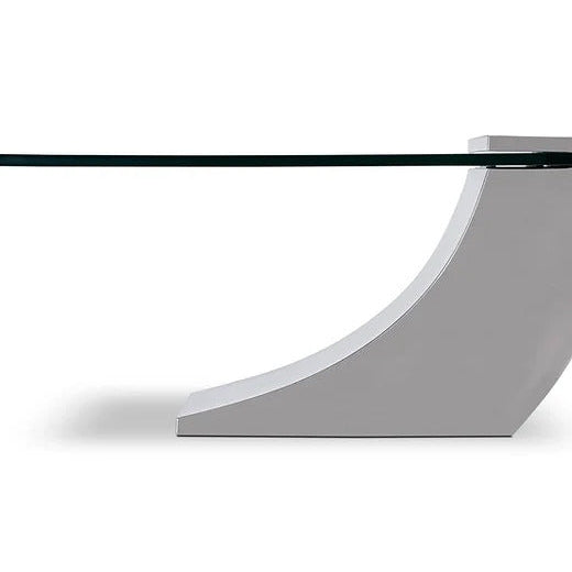 SHERES "Clasp" Cocktail Table, Stainless Steel - C-01S