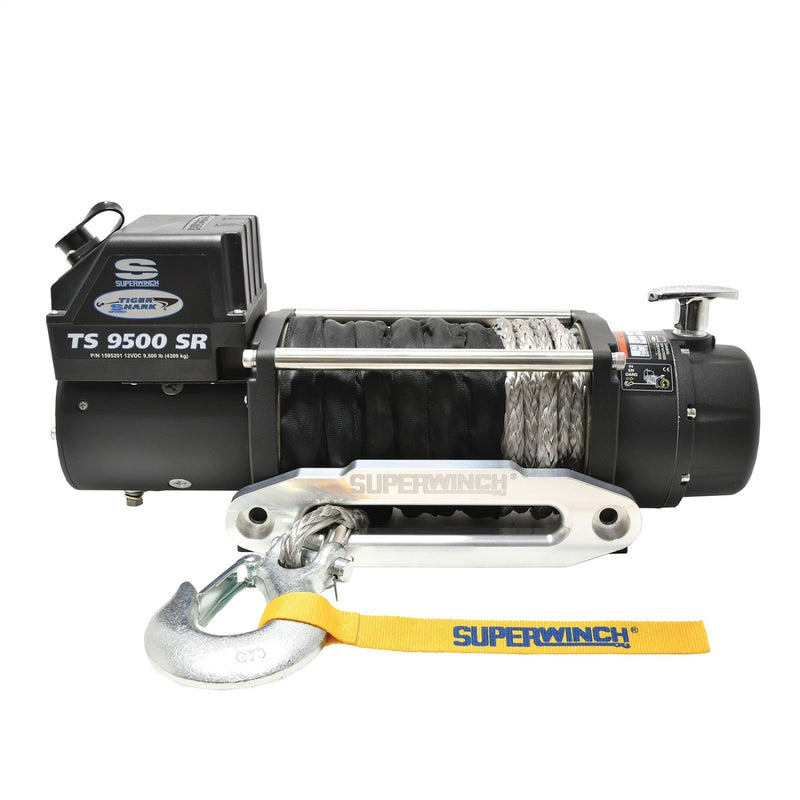 Superwinch TIGER SHARK 9500SR SYNTHETIC ROPE WINCH - 1595201