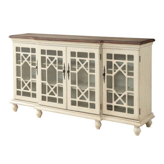 Coast2Coast Home Millie Four Door Credenza Mills Textured Ivory - 22580