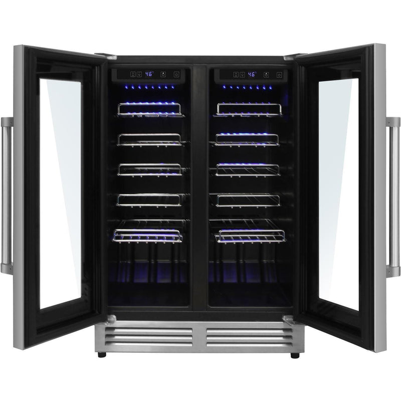 Thor Kitchen 24 in. 42 Bottle Dual Zone Wine Cooler, TWC2402