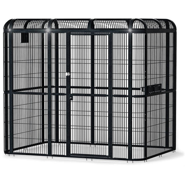 A&E 86" X 62" Black Walk-In Aviary - WI8662 Black