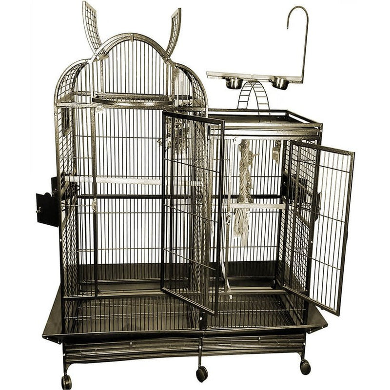 A&E 42"x26" Split Level House Bird Cage with Divider - PC-4226D