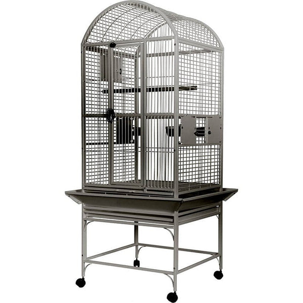 A&E Stainless Steel 24"X22" Dome Top Bird Cage - 9002422 Stainless Steel