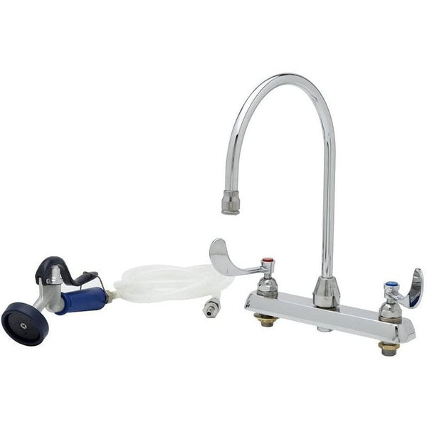 PETLIFT Deluxe Gooseneck Faucet 8″ Center - PL-A40-2347-8C