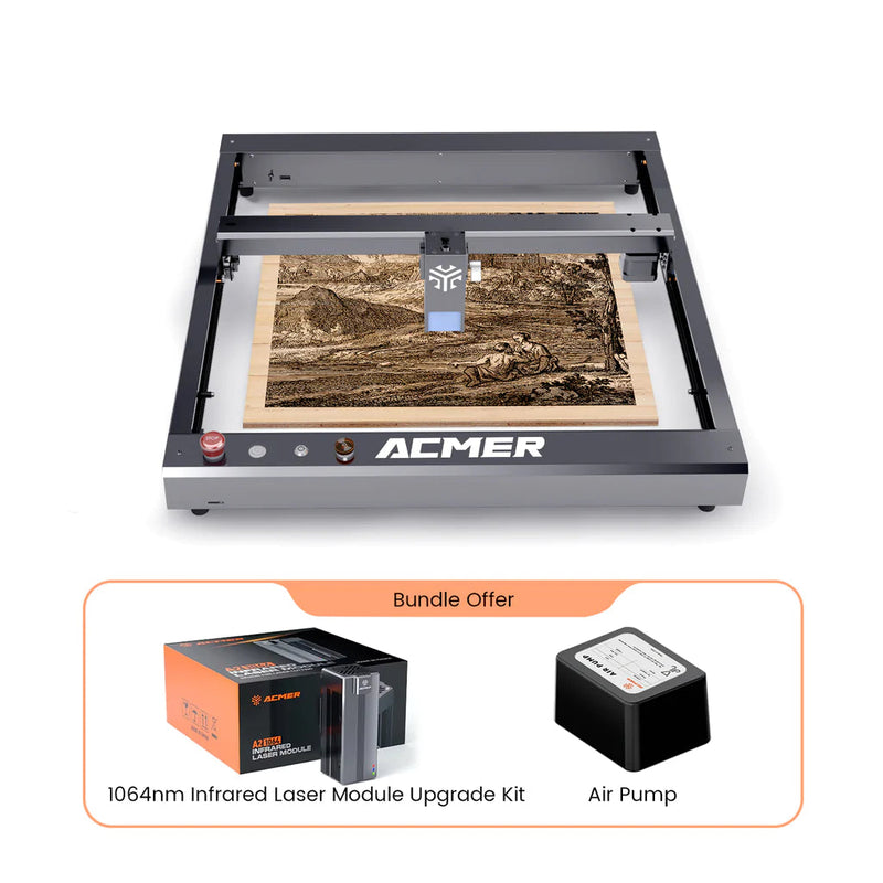 Acmer P2 Laser Machine and Infrared Laser Module