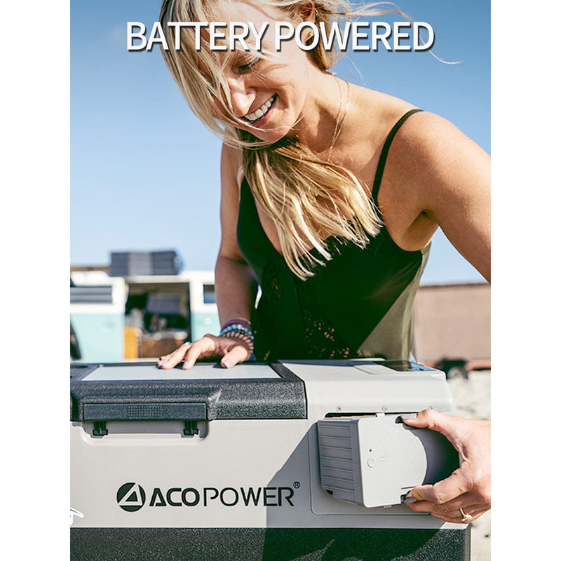 ACOPOWER LionCooler X30A Portable Solar Fridge Freezer, 32 Quarts - HY-X30A